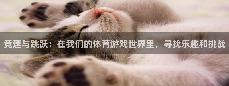 米兰体育网址：竞速与跳跃：在我们的体育游戏世界里，寻找乐趣和挑战